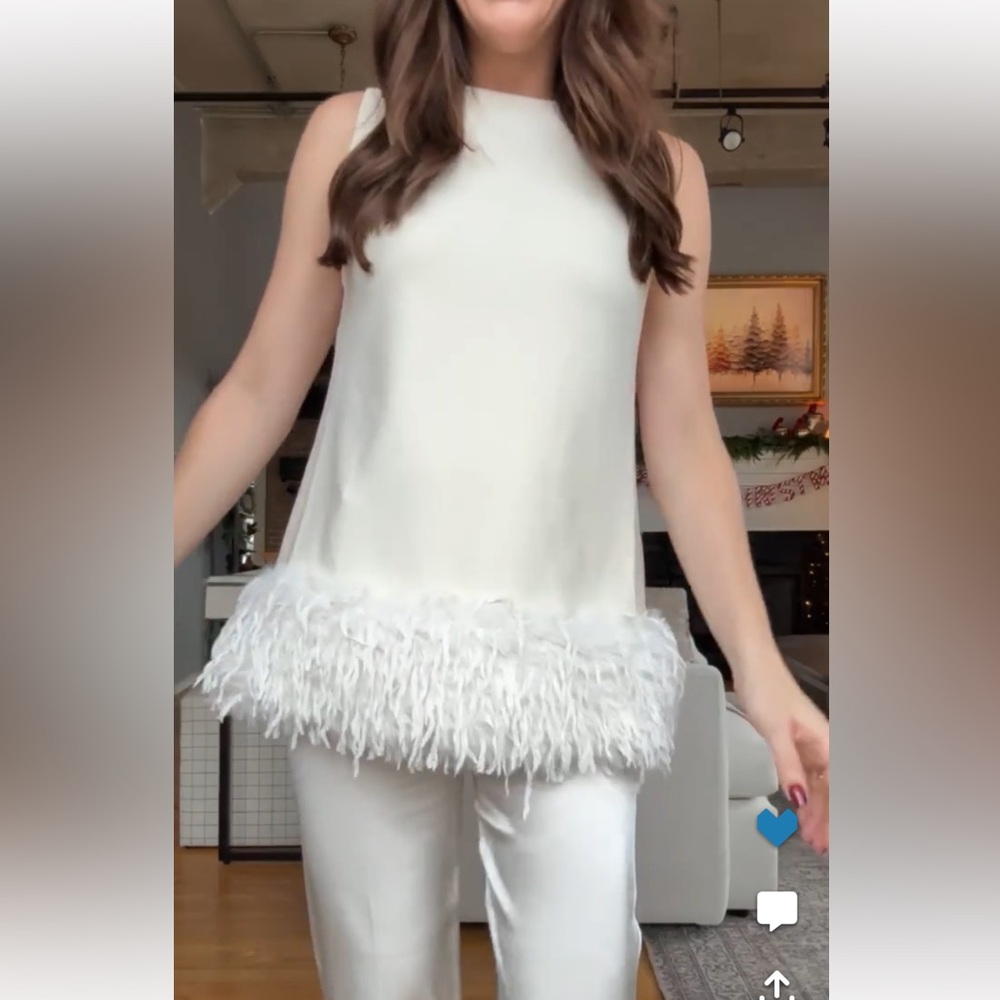 New H&M Fringe Trimmed Top - Picture 9 of 13